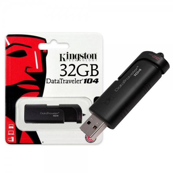 Pen Drive Usb 2.0 32 Gb Dt104 - Kingston