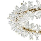 Pendente 18x60cm Flora Dy001s Bella Iluminação Dourado/transp