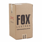 Pendente 1 Lâmpada 40cm Madeira IP20 Cocar Fox Lustres
