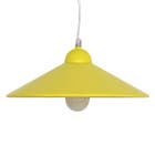 Pendente 1 Lâmpada Amarelo Braga Inspire
