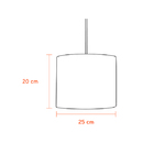 Pendente 1 Lâmpada Azul Ursinho Carambola