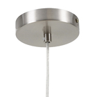 Pendente Esfera 1 Lâmpada Fibra Bege Cestino Inspire