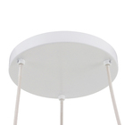 Pendente 1 Lâmpada Metal e Tecido Bege Inspire