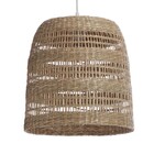 Pendente Cone 1 Lâmpada Fibra Natural Bege Nema Inspire