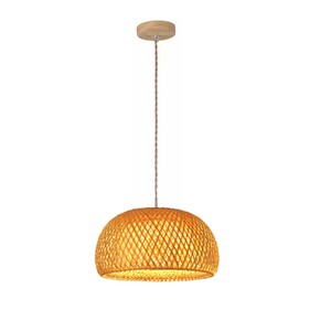 Foto de Pendente 1 Lâmpada Bege Sumatra GMH