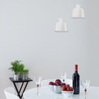 Pendente Redondo 1 Lâmpada Metal Branco Abyssus Auremar