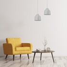 Pendente Redondo 1 Lâmpada Metal Branco Abyssus Auremar