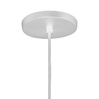 Pendente Redondo 1 Lâmpada Metal Branco Abyssus Auremar