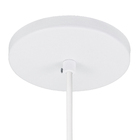 Pendente Tubo 1 Lâmpada Metal Branco Hitech Attena Iluminação
