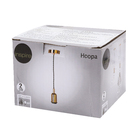 Pendente 1 Lâmpada Bronze Hoopa Inspire