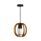 Pendente Redondo 1 Lmpada MDF Carvalho Ball