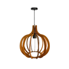 Pendente Redondo 1 Lmpada MDF Carvalho Round