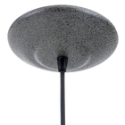 Pendente 1 Lâmpada Cerâmica Cinza Oslo