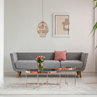 Pendente 1 Lâmpada Cobre e Incolor Metal Mardim Inspire