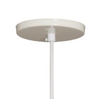 Pendente Redondo 1 Lâmpada Metal Creme Abyssus Auremar