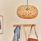 Pendente Redondo 1 Lâmpada Vegetal Dourado Baheza Inspire