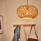 Pendente Redondo 1 Lâmpada Vegetal Dourado Baheza Inspire