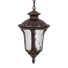 Pendente 1 Lâmpada Metal e Vidro Dourado e Bronze Orleans Biancoluce