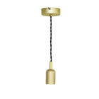 Pendente 1 Lâmpada Dourado Hoopa Inspire