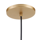 Pendente Tubo 1 Lâmpada Metal Dourado Tube Auremar