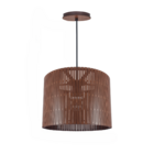 Pendente Redondo 1 Lmpada MDF Imbuia Loures G