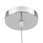 Pendente Cilindro 1 Lâmpada Cristal Incolor Milano LLUM Bronzearte