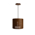 Pendente Redondo 1 Lmpada MDF Loures Imbuia M