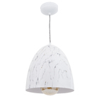 Pendente 1 Lâmpada Branco Metal Marbe Inspire