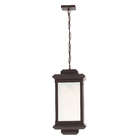 Pendente 1 Lâmpada Metal Marrom