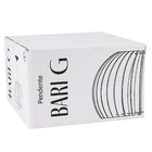 Pendente 1 Lâmpada Madeira Marrom Bari Ilux