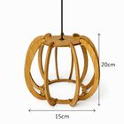 Pendente Redondo 1 Lâmpada Marrom Boll Luz Vita