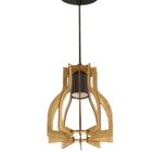 Pendente Redondo 1 Lâmpada Marrom Hauss Luz Vita