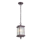 Pendente Retangular 1 Lmpada Alumnio Marrom Longue Fit Biancoluce