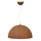 Pendente 1 Lâmpada Marrom Metal Lenu Inspire