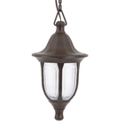 Pendente 1 Lâmpada Plástico Marrom Modena Dital