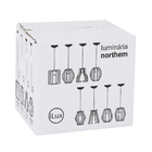 Pendente 1 Lâmpada Madeira Marrom Ragnar Ilux