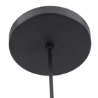 Pendente 1 Lâmpada Metal Preto