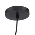 Pendente Esfera 1 Lâmpada Metal Preto CAGE Preto E27 Gmh