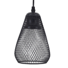 Pendente Esfera 1 Lâmpada Metal Preto CAGE Preto E27 Gmh