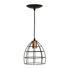 Pendente 1 Lâmpada Preto Curve Inspire