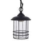 Pendente 1 Lâmpada Metal e Vidro Preto Dublin Biancoluce