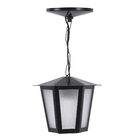 Pendente 1 Lâmpada Metal Preto L1C Ideal Iluminação