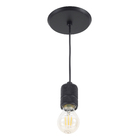 Pendente 1 Lâmpada Metal Preto Ring 6152 Pantoja & Carmona