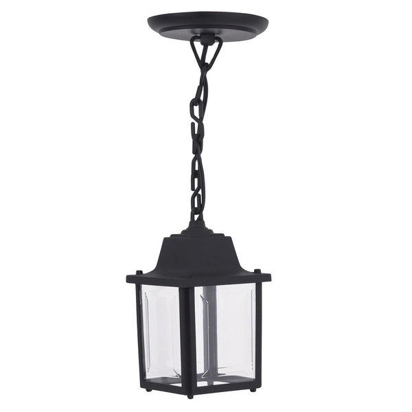 Pendente 1 Lâmpada Plástico Preto Vintage Dital