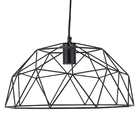 Pendente Aramado 1 Lâmpada Metal Preto Wireframe Inspire