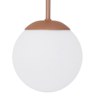 Pendente Linear 1 Lâmpada Metal Rosa Metaldomado