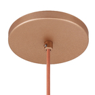 Pendente Tubo 1 Lâmpada Metal Rosa Uno Attena Iluminação