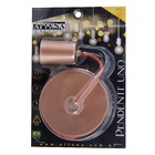 Pendente Tubo 1 Lâmpada Metal Rosa Uno Attena Iluminação