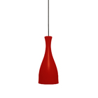 Pendente 1 Lâmpada Vermelho Fosco Metal TD1003 Taschibra