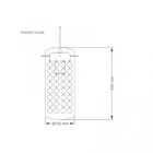 Pendente 1xe27 Alexia Taschibra Transparente